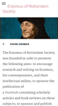 Mobile Screenshot of erasmussociety.org